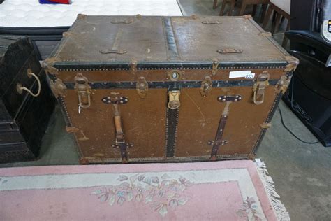 Antique Shipping Trunk