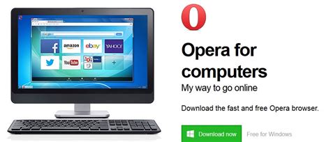 The opera browser for windows, mac, and linux computers maximizes your privacy, content enjoyment, and productivity. Download Opera Browser for PC (Windows 7, 8, 8.1 ...