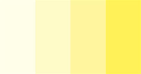 Light Yellow Gradient Color Scheme Monochromatic
