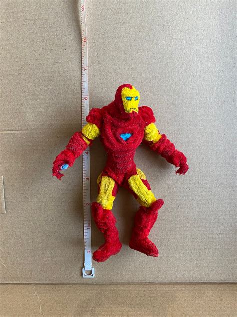 Pipe Cleaner Iron Man Action Figure Etsy