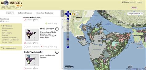 Rapid Uplift Online Interactive Geological Map Of India