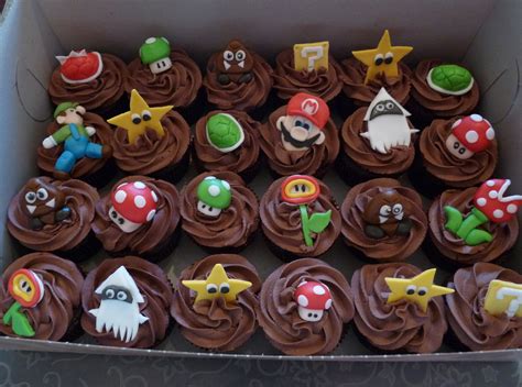 Mario Cupcake Ideas Super Mario Cake And Cupcakes Cupcake Cakes