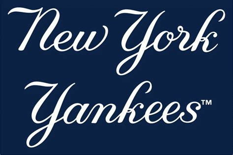 New York Yankees Wordmark Logo American League Al Chris Creamers