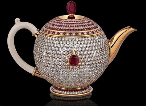 At 3 Million The Worlds Most Expensive Tea Pot Comes Studded In