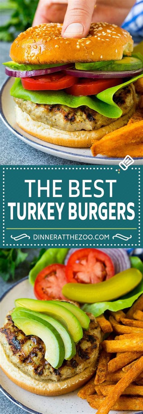 Turkey Burgers Recipe Grilled Burgers Burger Turkey Dinner