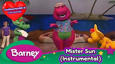 Barney Mister Sun Instrumental Youtube