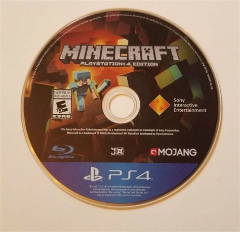 Minecraft Ps4 Edition Playstation 4 2014 Disc Only Tested