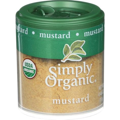 Simply Organic Mustard Seed Organic Ground Yellow 46 Oz Case