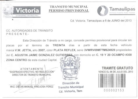 El costo varía dependiendo de la situación del vehículo. LA GRILLA: Detienen al "Pelón" por portar Permiso para ...
