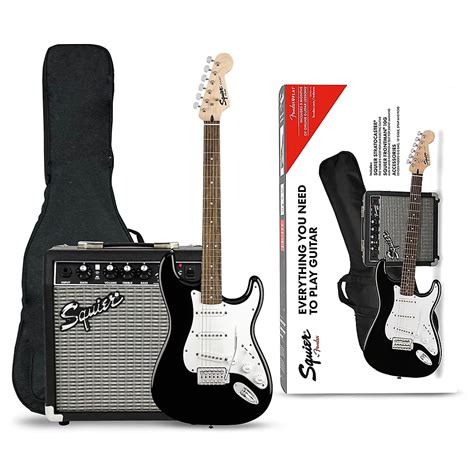 Squier Stratocaster Electric Guitar Pack With Fender Frontman G