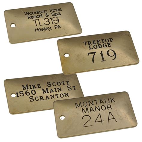 Shop For And Buy Brass Oval Tag Custom Engraved At Large
