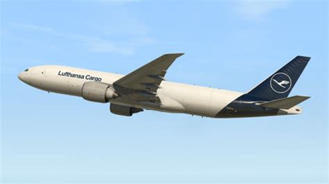 Lufthansa New Livery Boeing 777 200f Cargo Aircraft Skins