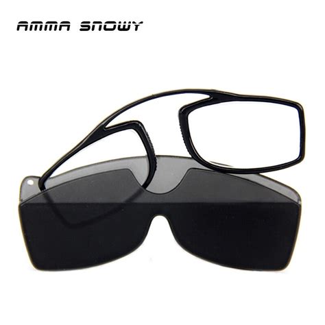 New Clip Reading Glasses Men Women Portable Tr90 Sos Wallet Mini Older Glasses For Reading