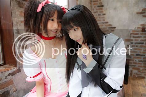 Lenfried Tsukushi Akemi Homura Kaname Madoka Ero Cosplay Gallery 008  Photo By Hexieshe