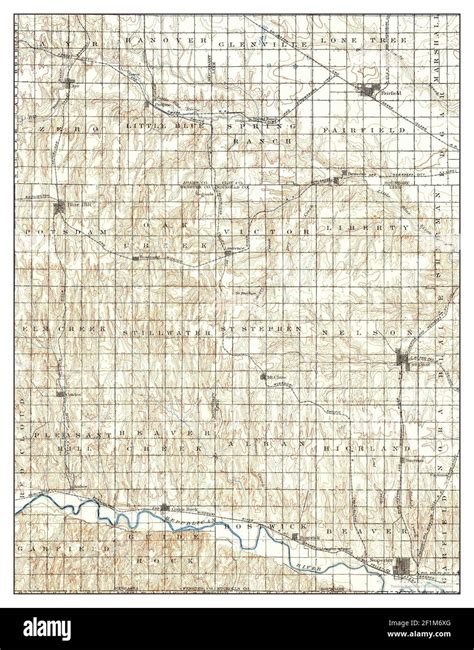 Superior Nebraska Map 1898 1 125000 United States Of America By