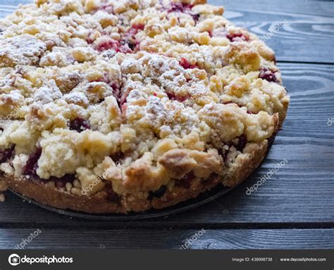Cake Crumble Plums Stock Photo By Sanzios 438998738