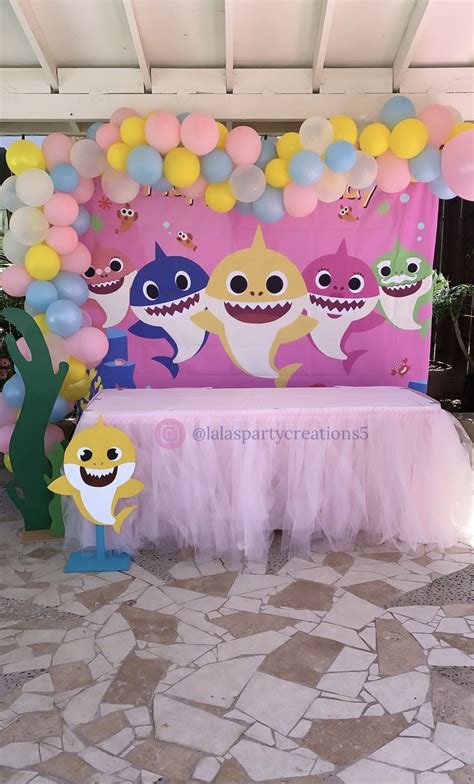 Baby Shark Party Shark Themed Birthday Party 2nd Birthday Party For