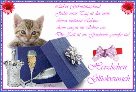 Codes zum einbinden der gifs & cliparts in homepages, foren. Ich Wünsche Dir Viel Glück Zum Geburtstag, Kleine ...