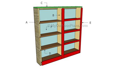 How To Build A Bookcase Myoutdoorplans