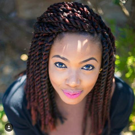 Tiny black braids ending in a bunch of curls all round the head is a brilliant hairstyle. Hairstyle Of The Week: Crochet Braids | Kamdora