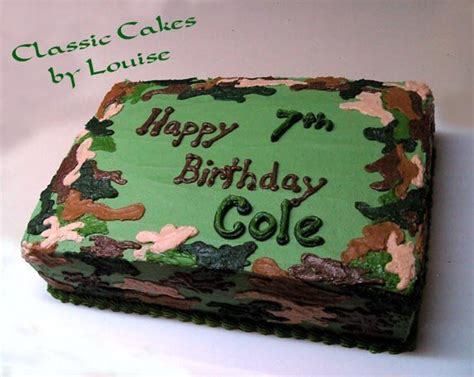 Eur 3.45 to eur 9.22. SportsCakes - Pass The Cake! | Birthday sheet cakes, Camo ...