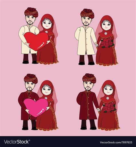 √ Art Lovers Islamic Couple Cartoon Hd Islamic Motivational 2022