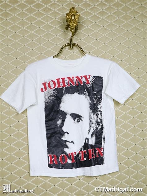 Johnny Rotten Sex Pistols T Shirt Vintage Rare Punk S Gem