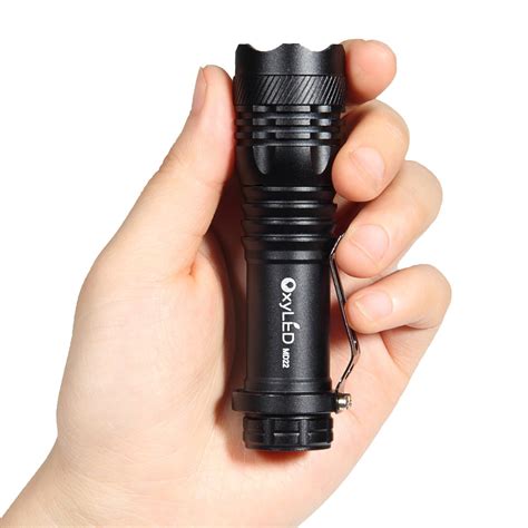 Oxyled Md22 Super Bright Flashlight Portable Cree Led Rechargeable