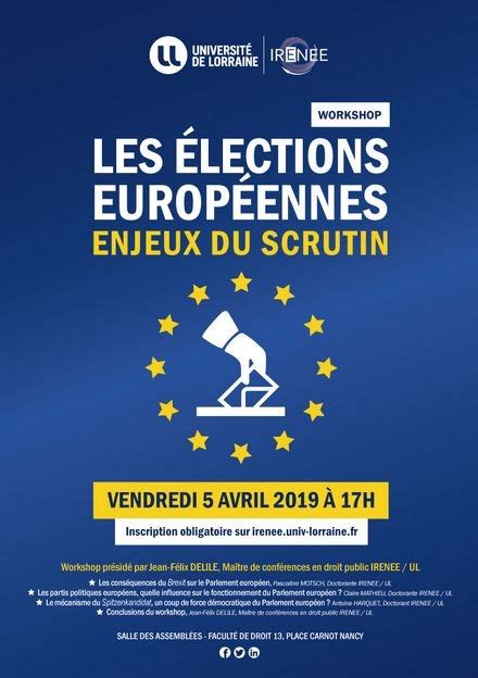 les élections européennes portail universitaire du droit