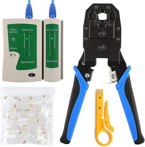 Buy Solsop Cable Tester Rj45 Crimp Tool Kit Cat5 Cat5e Crimping Tool