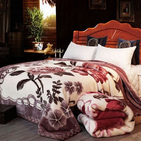 Double Bed Blankets Pattern Printed Feature Comfortable Easily