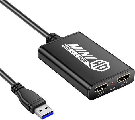 Usb30 To Dual Hdmi Adapter For Mac And Uk Electronics