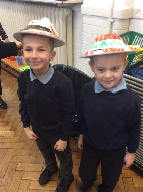 Hat Making Allanson Street Primary School