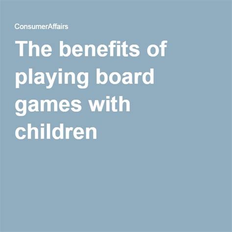 The Benefits Of Playing Board Games With Children Board Games Board