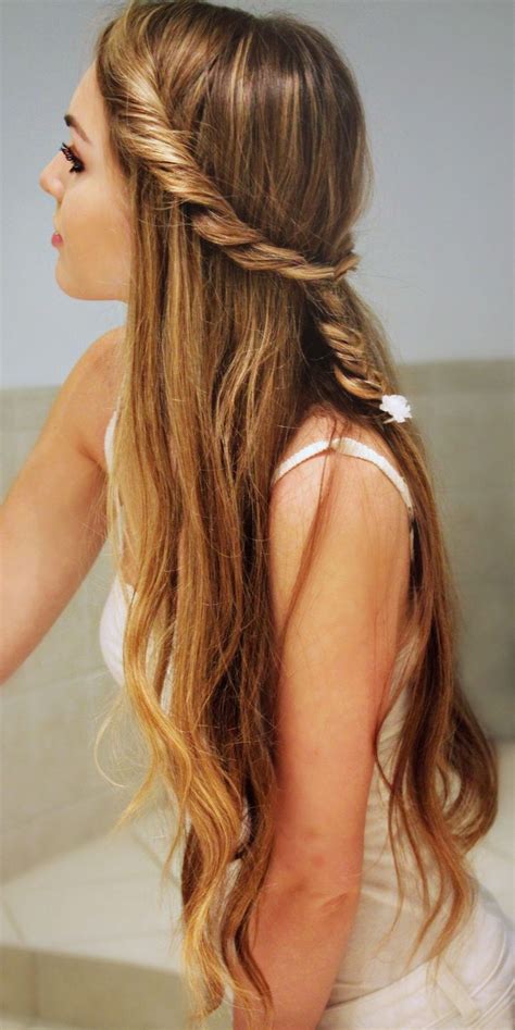 10 simple hairstyles for long hair that you can create in 10 minutes