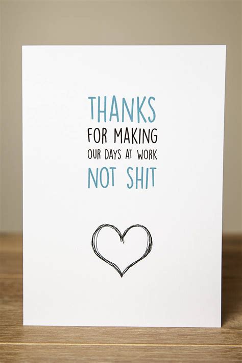 Funny Thank You Quotes For Work Colleagues Shortquotescc