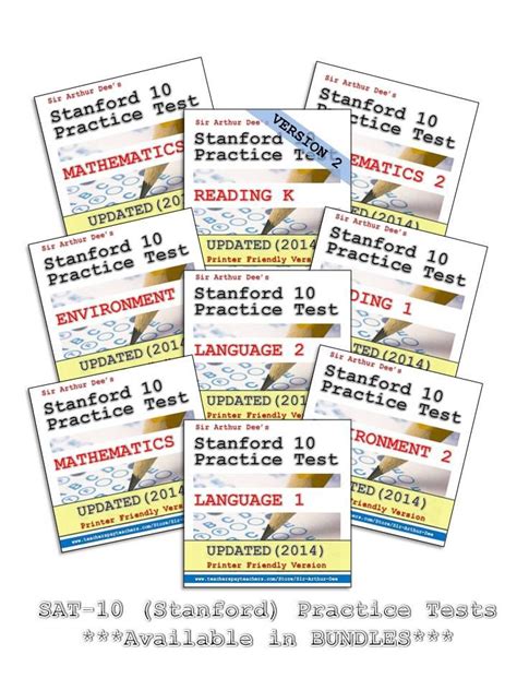 10 complete sat math practice tests that actually reflect the format and question types on the 3rd edition. Stanford 10 Practice Test Grade 9 Math - sats student and ...