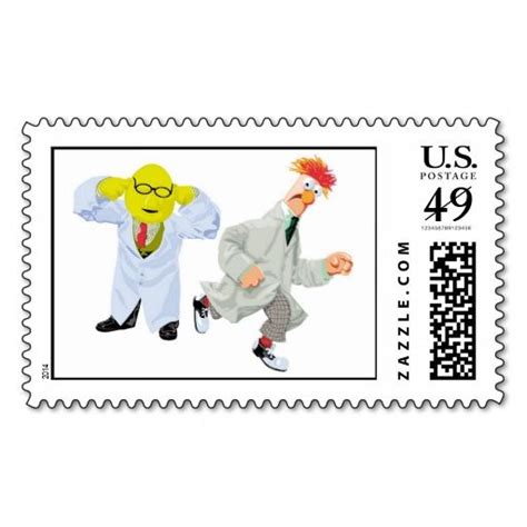 Muppets Beaker And Bunson Disney Stamp Make Your Own Business Card