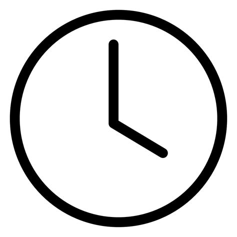 Download Clock Symbol Icons Computer Black Line Hq Png Image Freepngimg