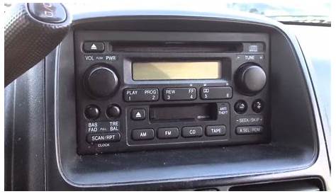 Radio reset code in 5 minutes for a 2001+ Honda CRV CR-V Accord Civic