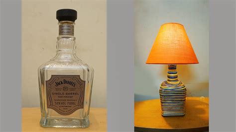 How To Make Jack Daniels Bottle Lamp Diy Tutorial 4k Youtube