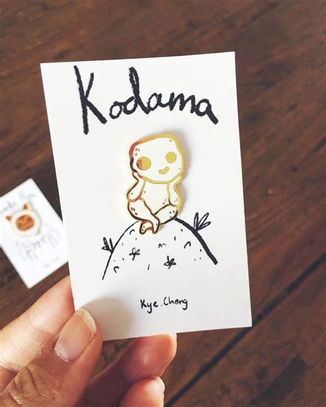 Kodama Pin Etsy Pin And Patches Enamel Pin Collection Etsy Items