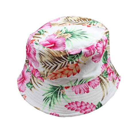 Pink Hibiscus Bucket Hat Best Of Everything Online Shopping