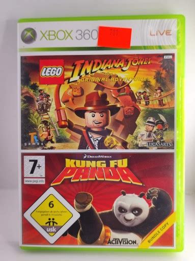 Xbox 360 Indiana Jones Lego Kung Fu Panda X360 Stan Używany 52 Zł