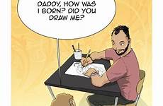dad daughter single his comics drawings cartoons young heartwarming raising cartoon father life illustrates vicente yannick struggles shows he warming