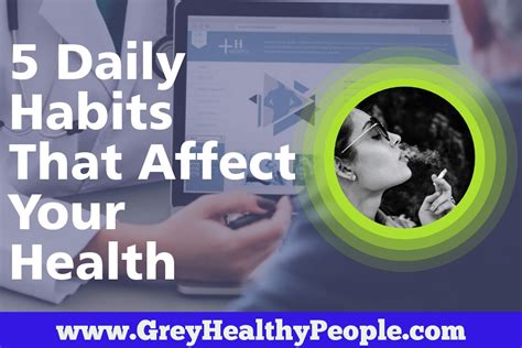 5 Daily Bad Habits That Affect Your Health And Mind