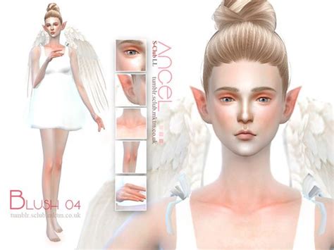 S Club Ll Ts4 Angel Blush 04 Sims 4 Mods Sims 4 Body Mods Makeup Cc