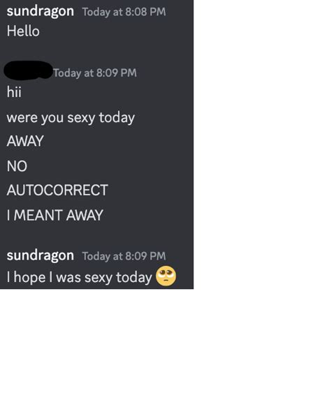 Do You Think I Was Sexy Today 🙏 R Texts
