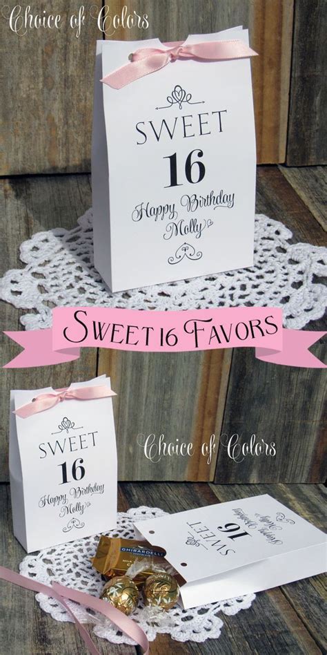 Our Favors Boxes Are Made Just For Your Sweet 16 Party Favors