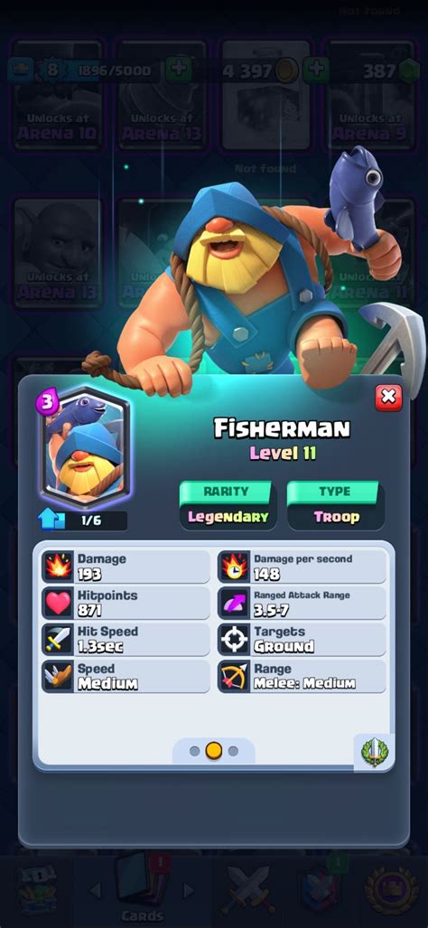 How To Unlock Fisherman In Clash Royale